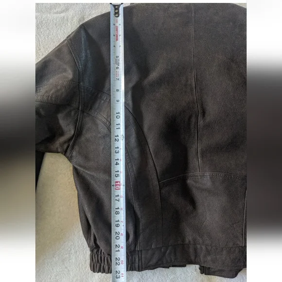 Wilsons Adventure Bound Leather-Pilot Bomber Jacket Mens Large Brown Thinsulate. - Picture 12 of 12